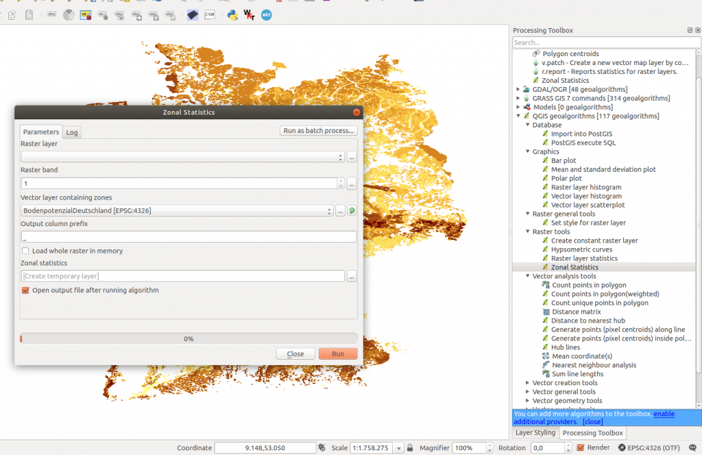 Visualizing farmland property prices in germany based on 2016 sales